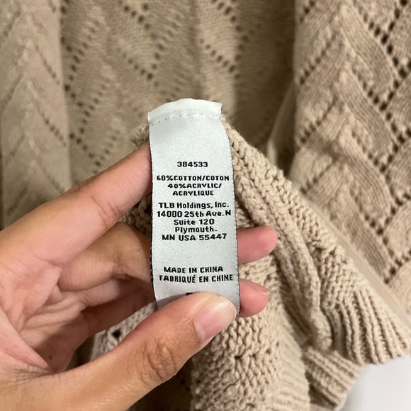 Tan Long Cardigan - Picture 4 of 5